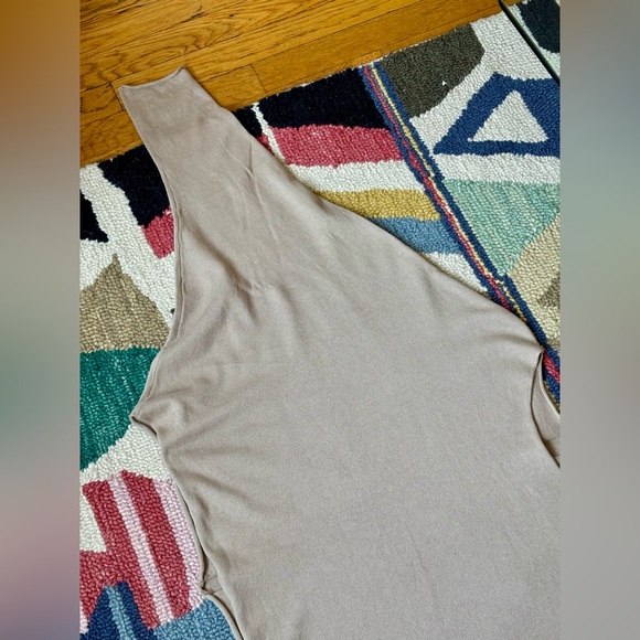 The Row Cropped Camel Tan Dolman Sleeve Boatneck Sweater Knit Top - Picture 11 of 16